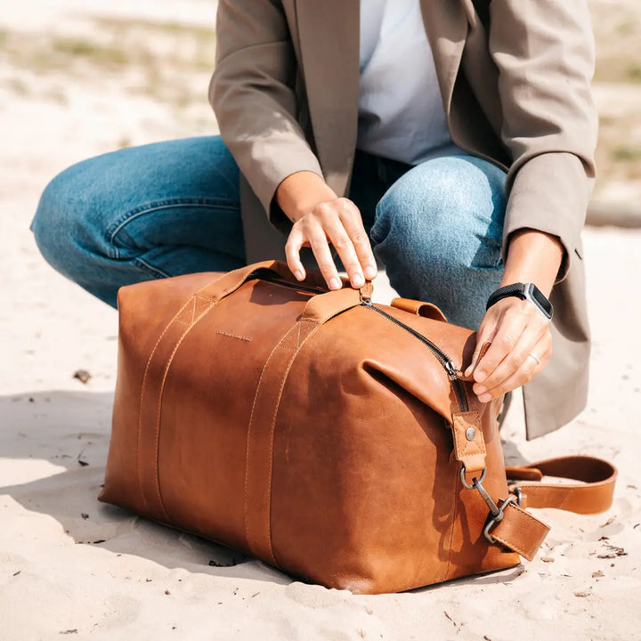 The Chesterfield Brand Conor Weekendväska - Cognac