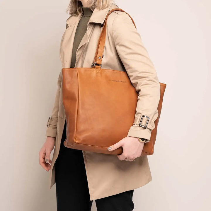 The Chesterfield Brand Berlin Shoppingväska - Mörkbrun