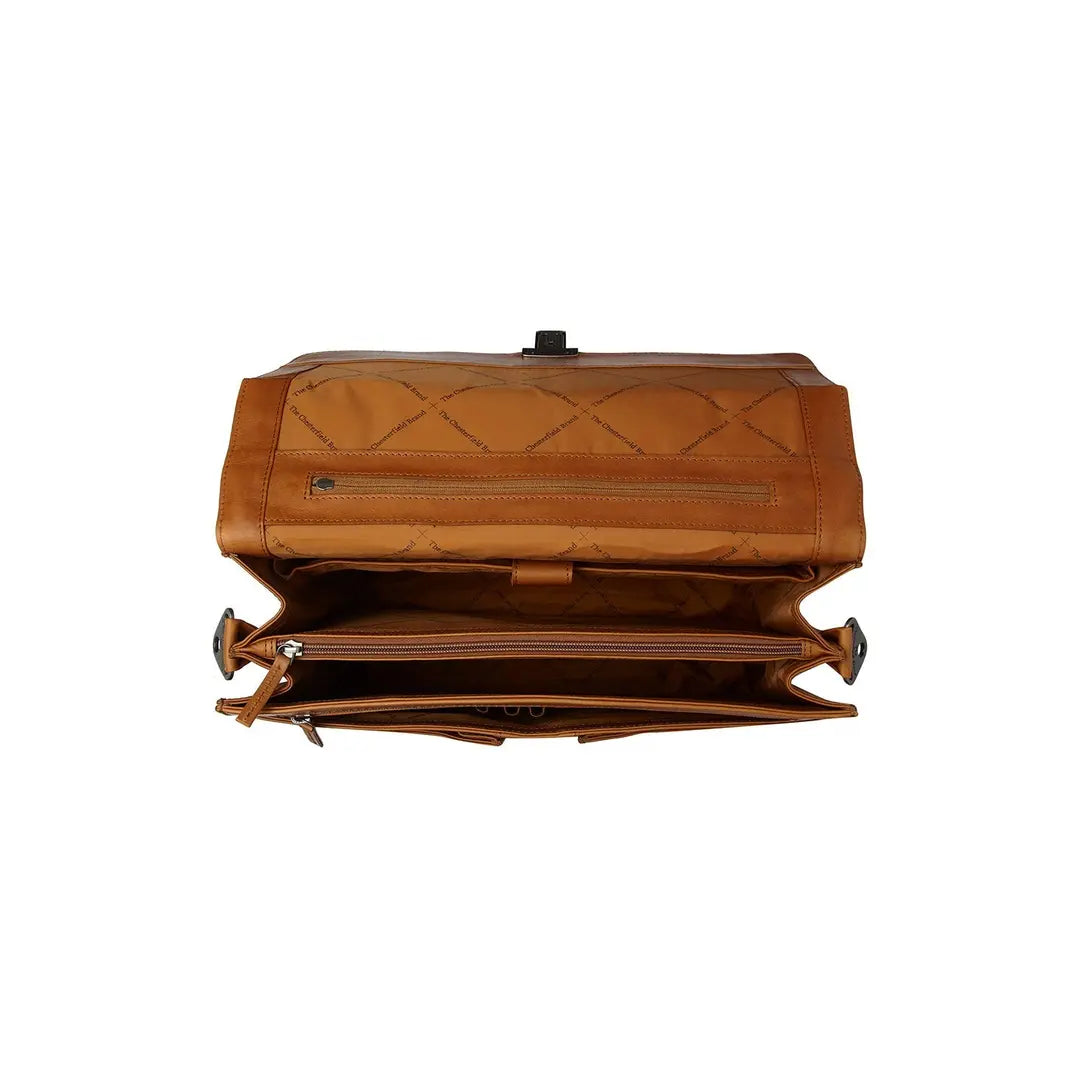 The Chesterfield Brand Stuttgart Datorportfölj 14" - Cognac