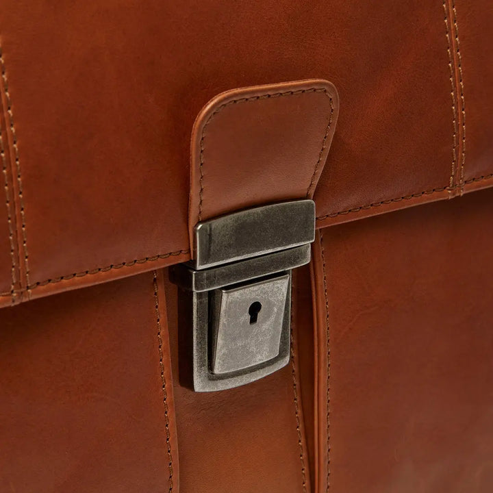 The Chesterfield Brand Stuttgart Datorportfölj 14" - Cognac