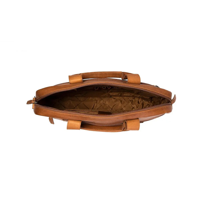 The Chesterfield Brand Calvi Datorväska 15.6" - Mörkbrun