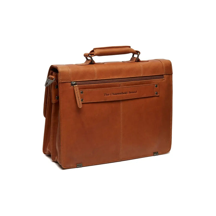 The Chesterfield Brand Stuttgart Datorportfölj 14" - Cognac