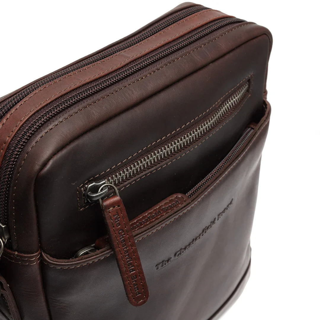 The Chesterfield Brand Arnhem Crossbodyväska - Mörkbrun