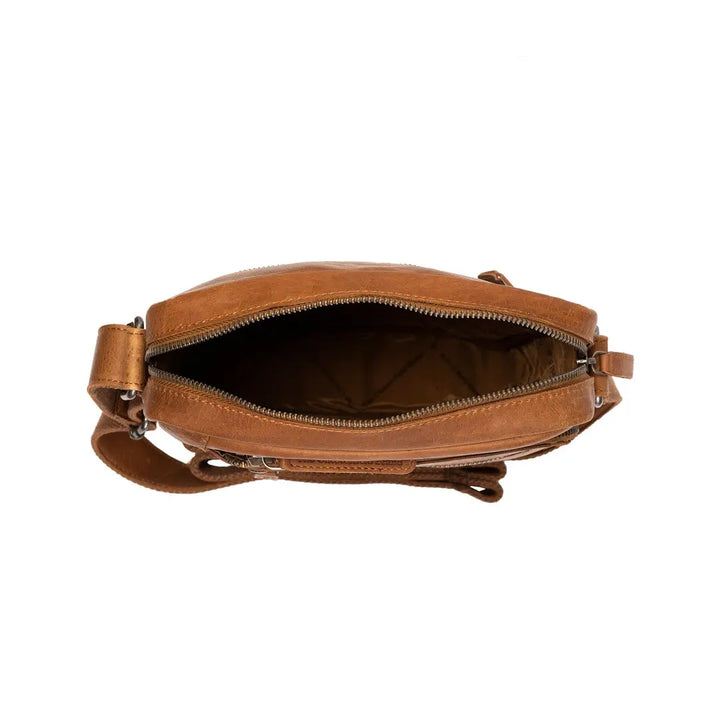 The Chesterfield Brand Dessau Crossbodyväska - Cognac