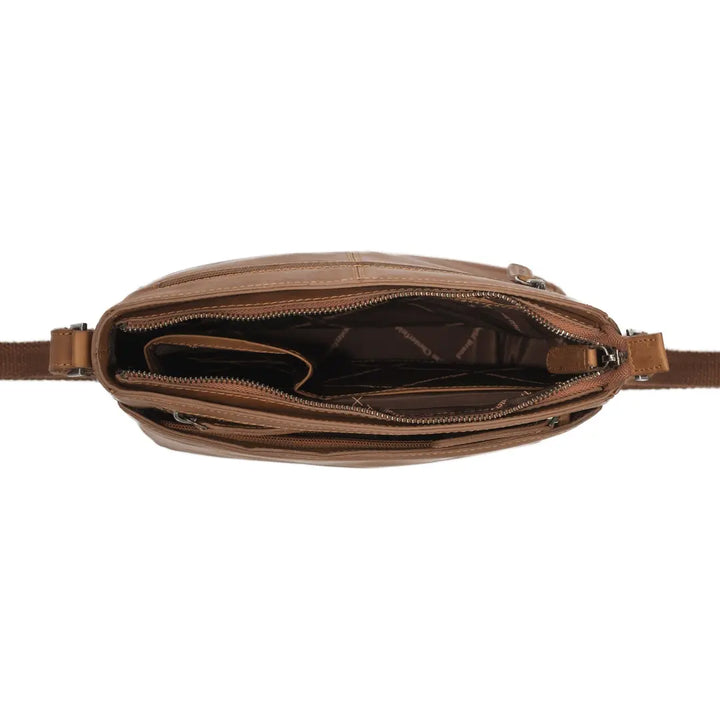 The Chesterfield Brand Mumbai Axelremsväska - Cognac