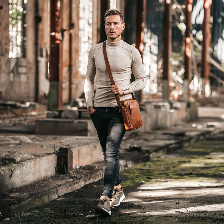 The Chesterfield Brand Dessau Crossbodyväska - Cognac