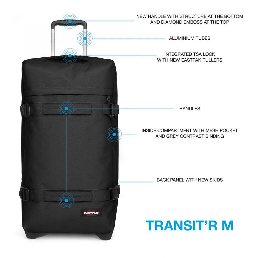 Eastpak Transit'r Stor Resväska 79cm - Grå