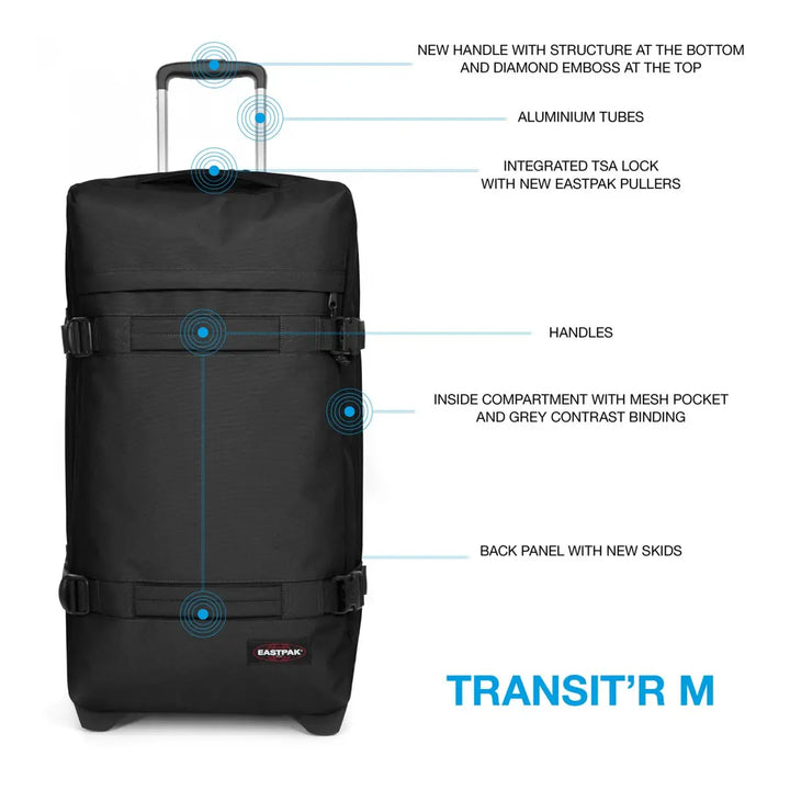 Eastpak Transit'r Stor Resväska 79cm - Grå