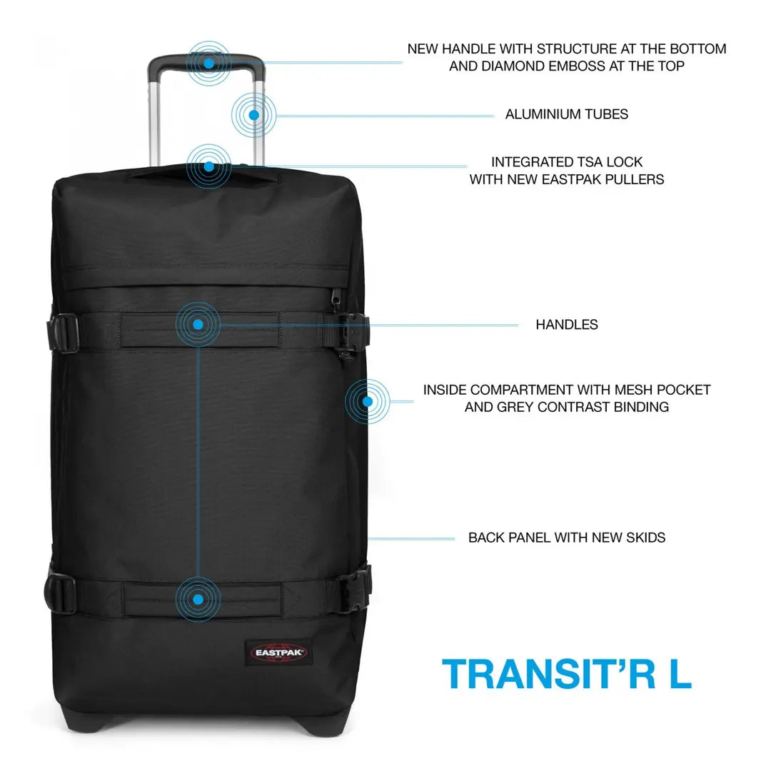 Eastpak Transit'r Stor Resväska 79cm - Grå