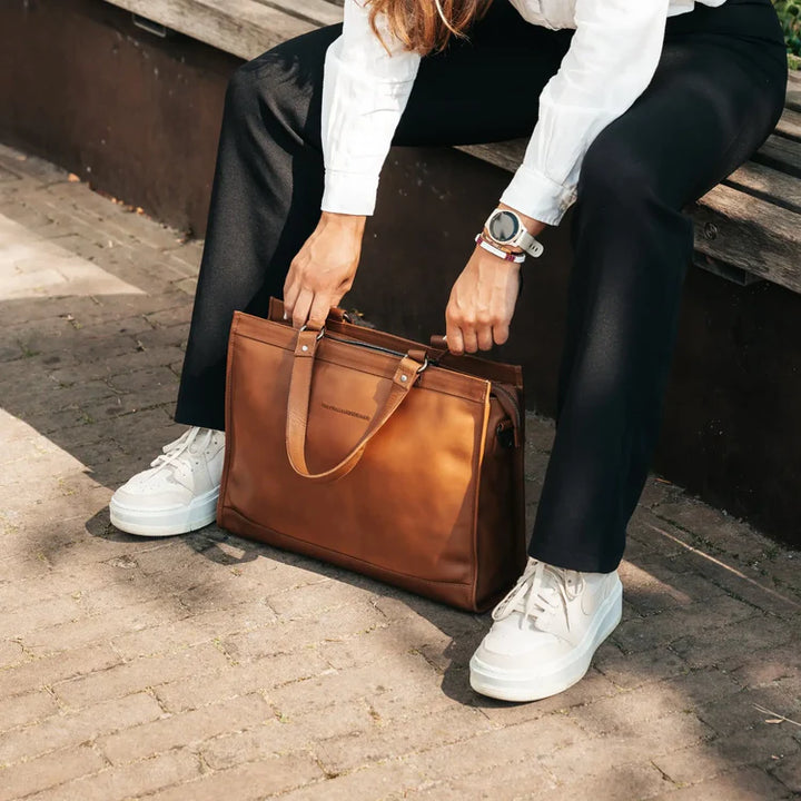 The Chesterfield Brand Manly Shoppingväska - Cognac
