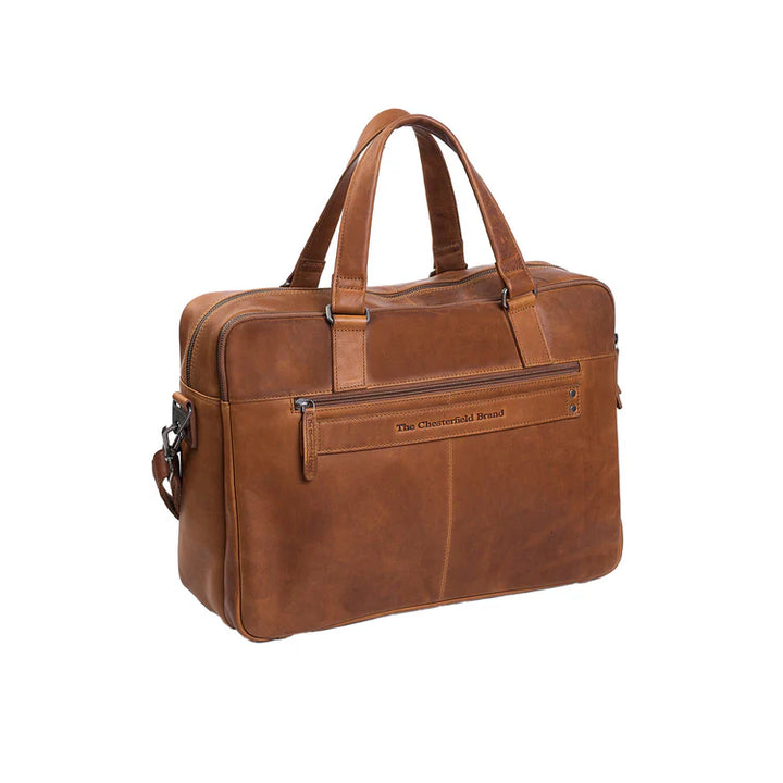 The Chesterfield Brand Misha Datorväska 17" - Cognac