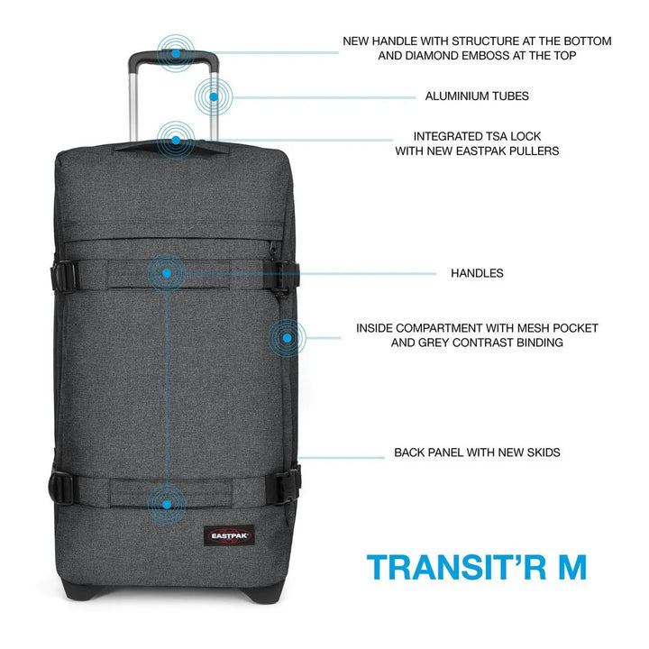 Eastpak Transit'r Stor Resväska 79cm - Grå