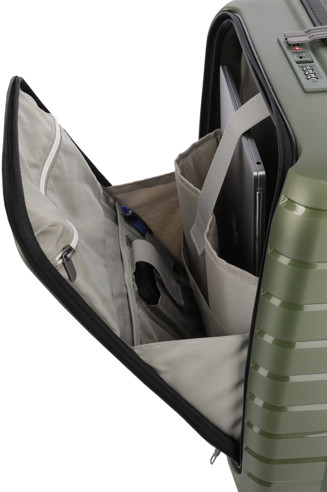 Travelite Air Base Laptopfront Kabinväska 55 cm - Antracit