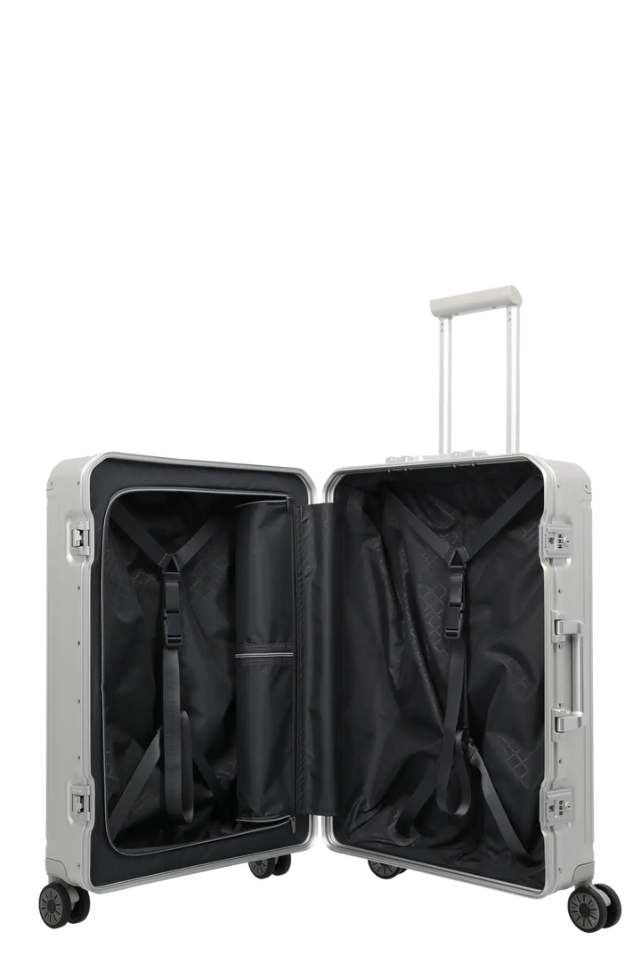 Travelite Next Mellanstor Resväska 67cm - Aluminium