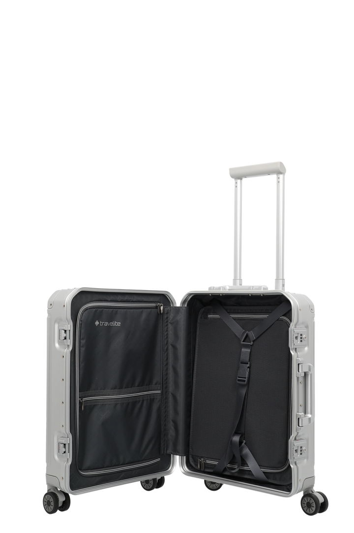 Travelite Next Kabinväska 55cm - Aluminium