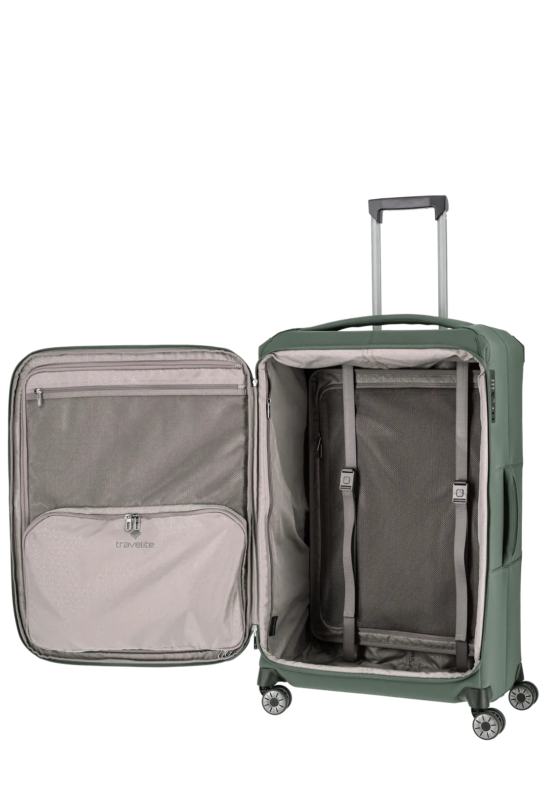 Travelite Priima Stor Resväska 79cm - Olivgrön
