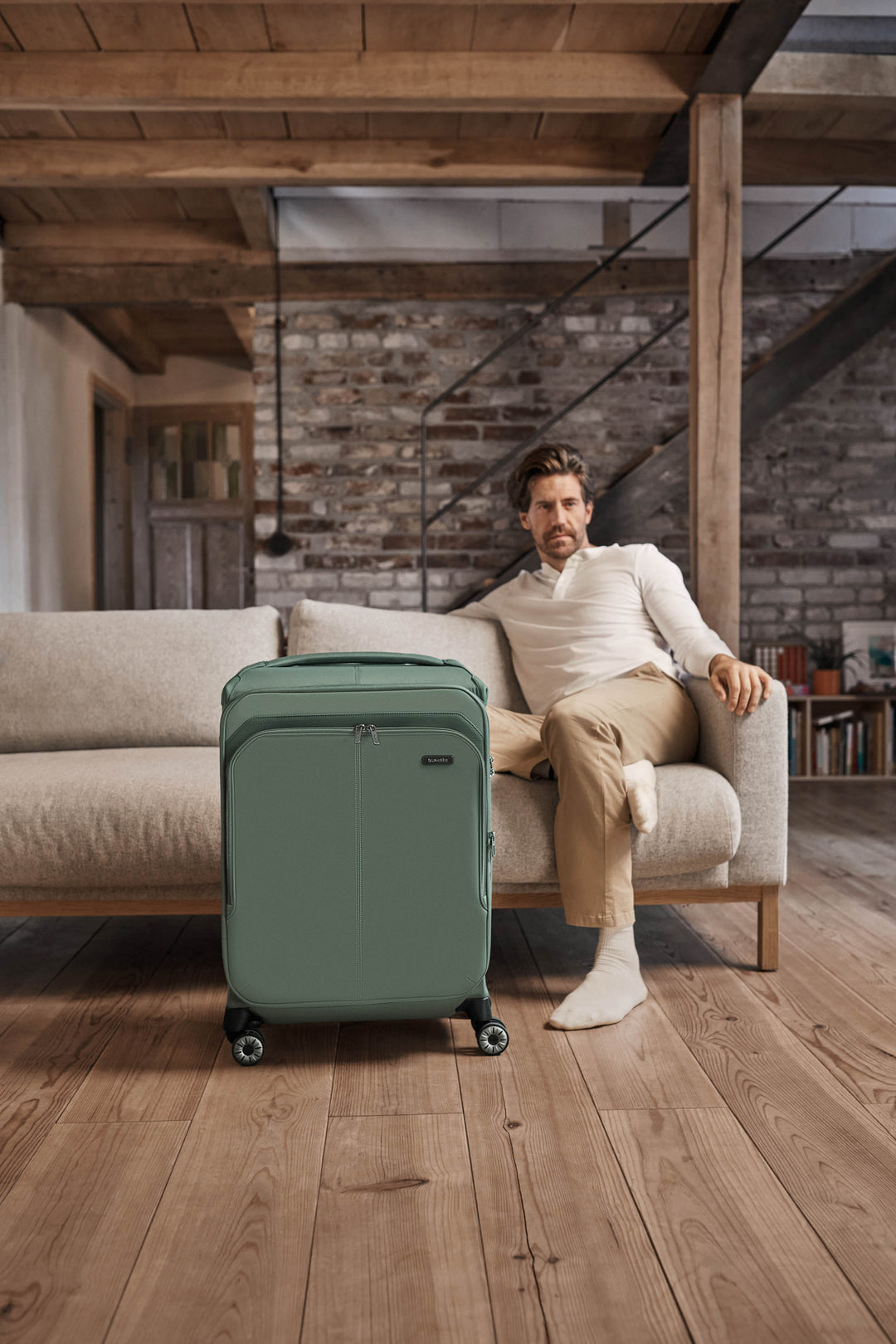 Travelite Priima Stor Resväska 79cm - Olivgrön